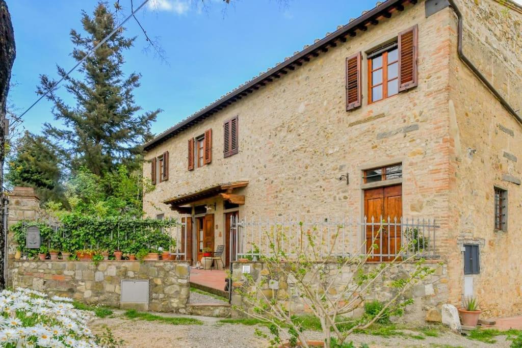 Appartamento Con Vista Panoramica In Chianti San Donnino  エクステリア 写真