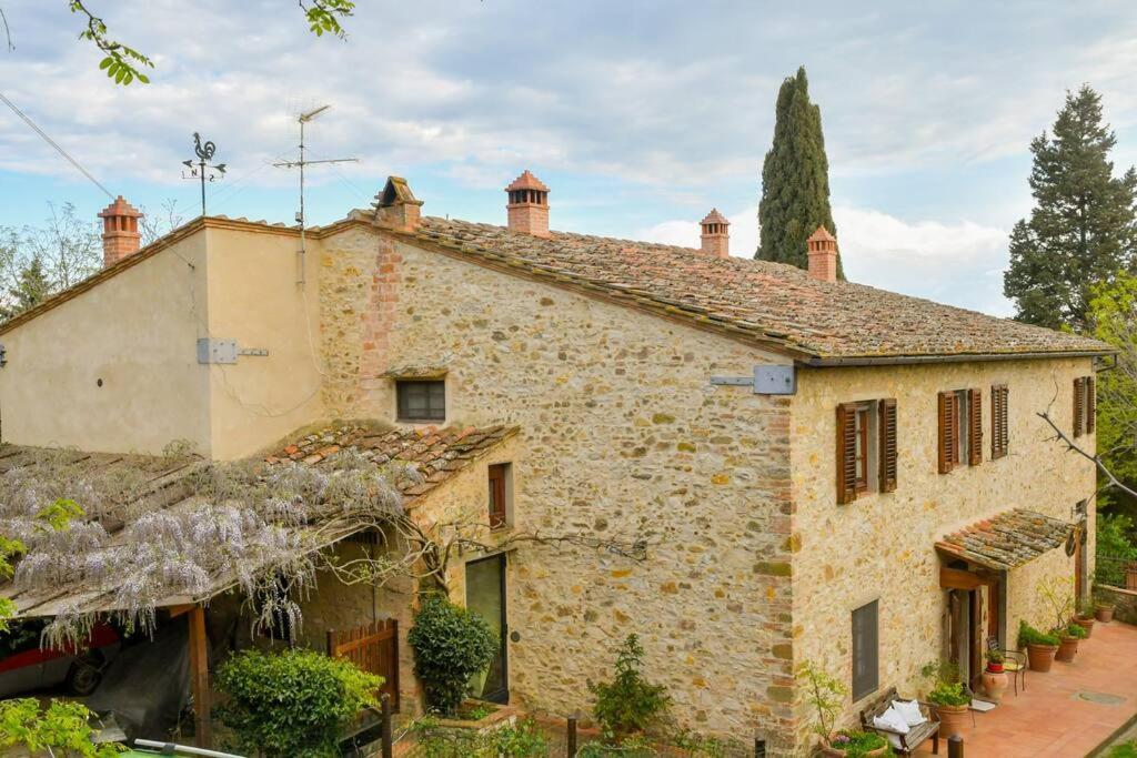 Appartamento Con Vista Panoramica In Chianti San Donnino  エクステリア 写真