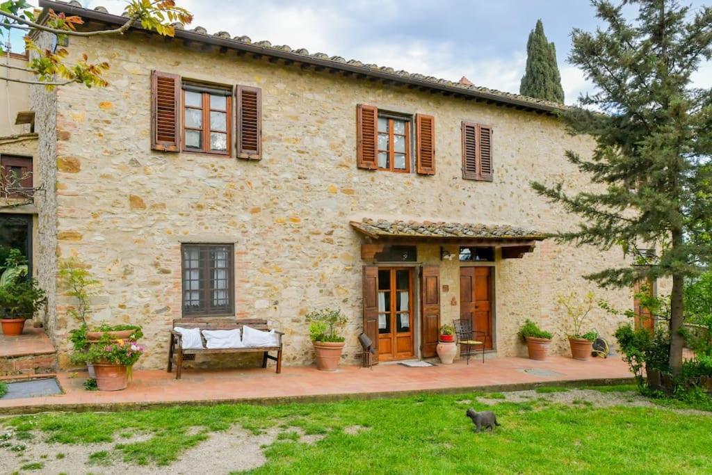 Appartamento Con Vista Panoramica In Chianti San Donnino  エクステリア 写真